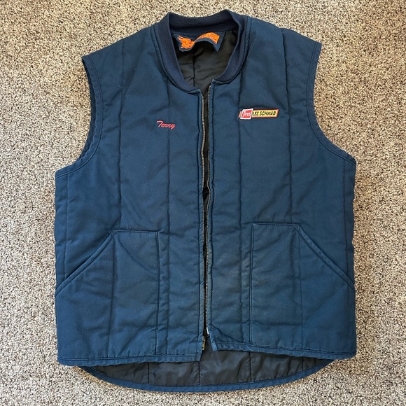 Other - Les Schwab Tires Vintage Embroidered Insulated Vest